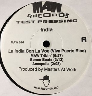 View La India Con La Voe (Viva Puerto Rico) (MAW Tribin') track details